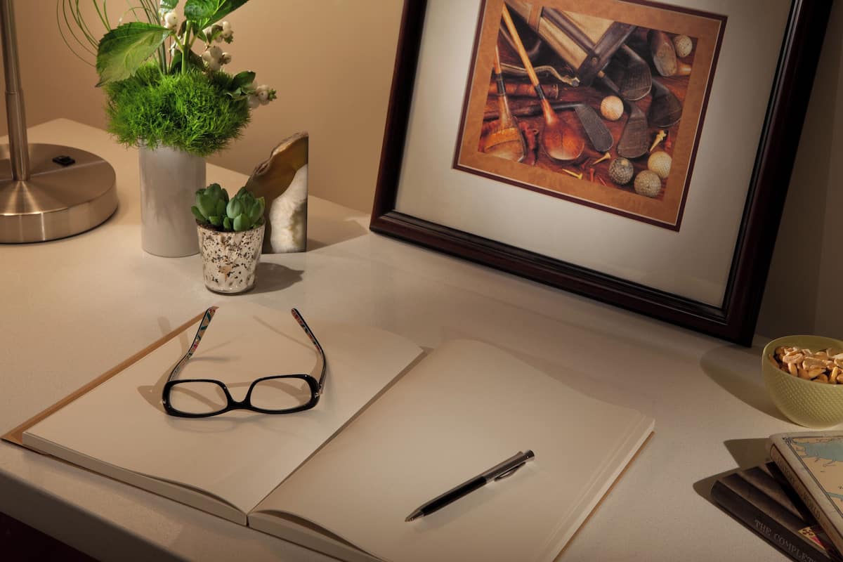 In-room safe, desk, laptop workspace, iron/ironing board