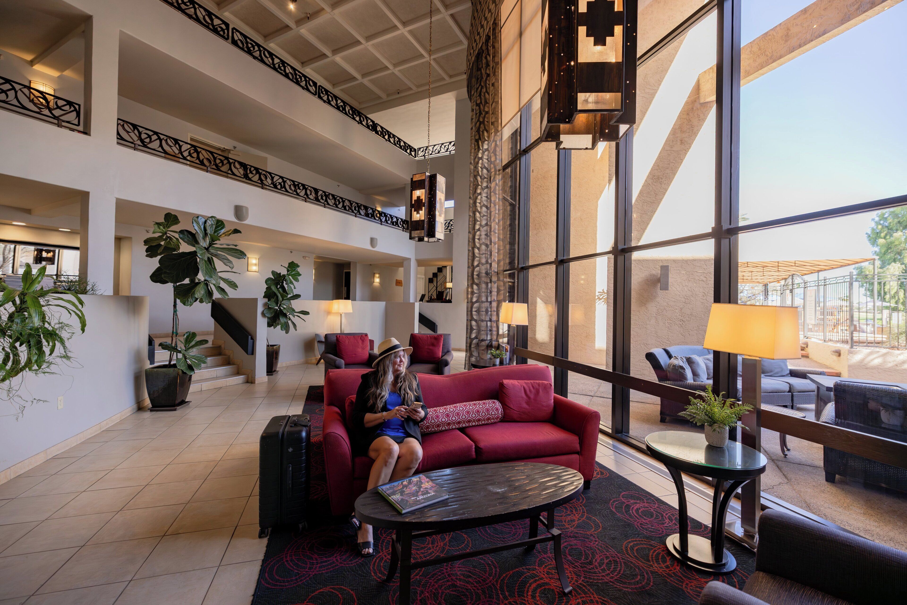 Sala de estar en el lobby