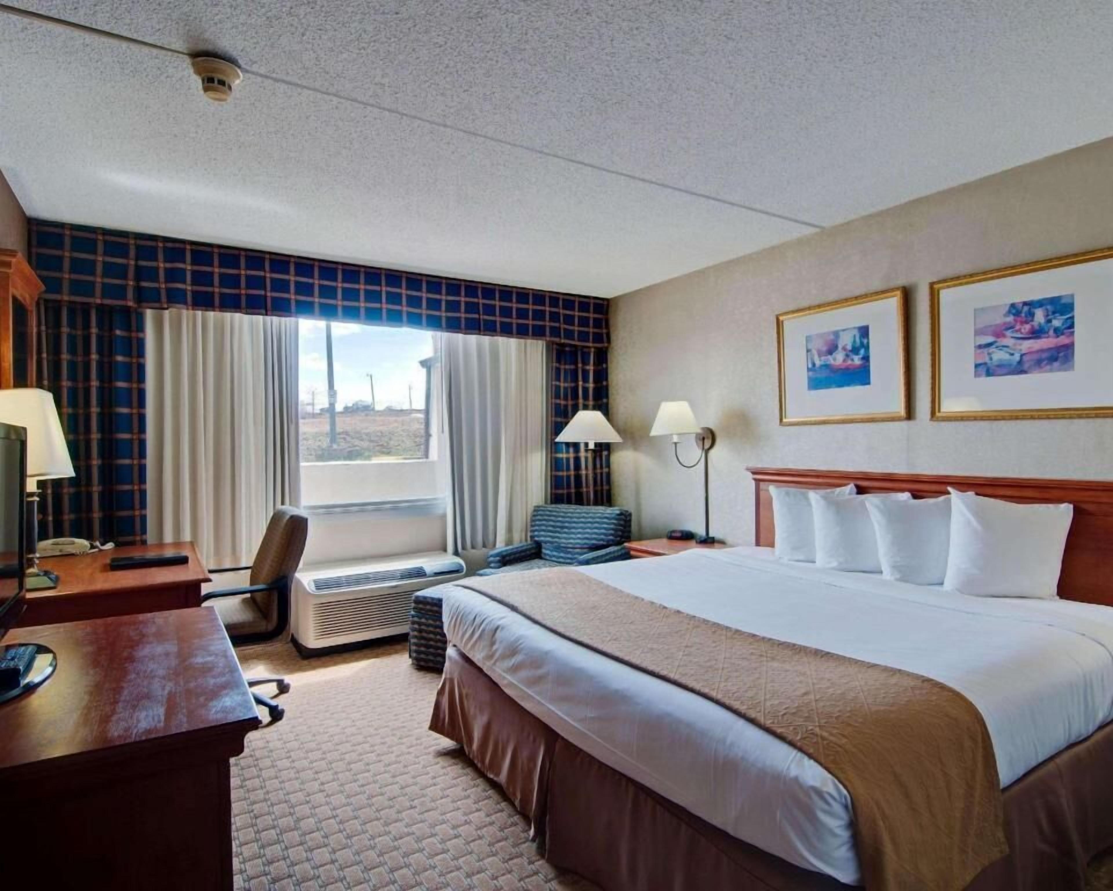 In-room safe, desk, blackout drapes, iron/ironing board
