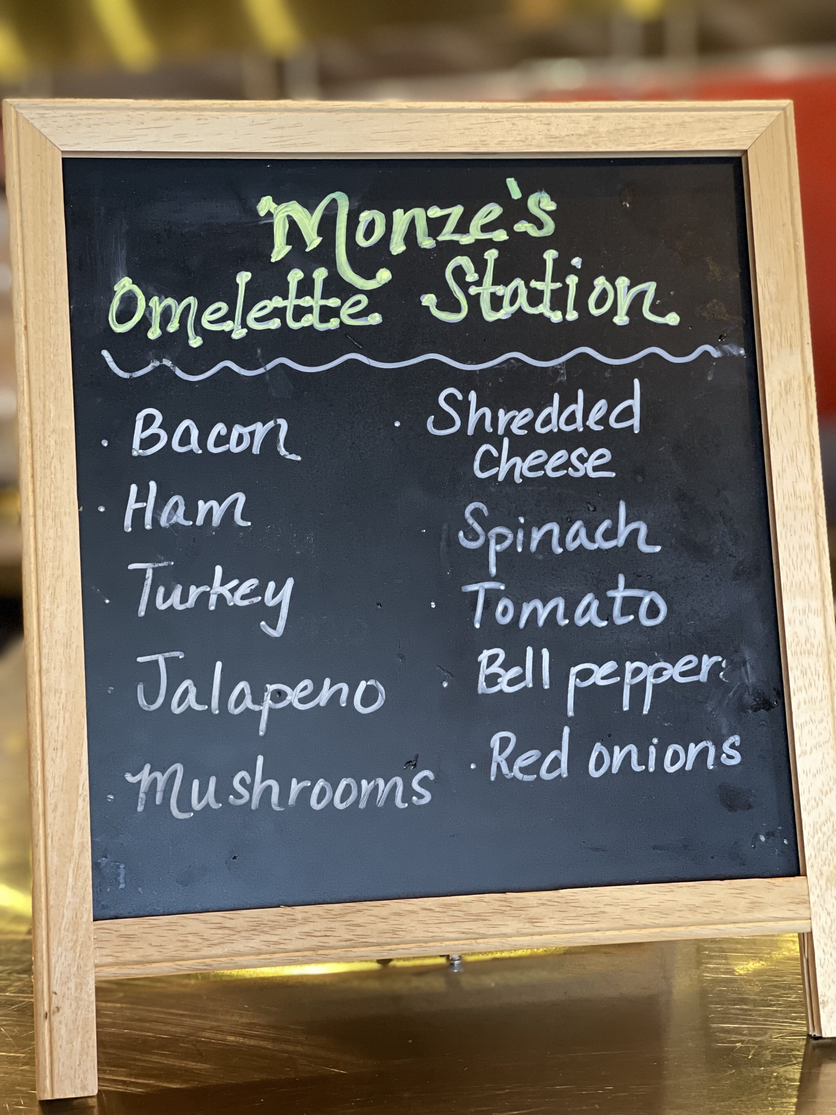 daily cooked-to-order breakfast (usd 19.95 per person)