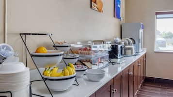 Free daily on-the-go breakfast