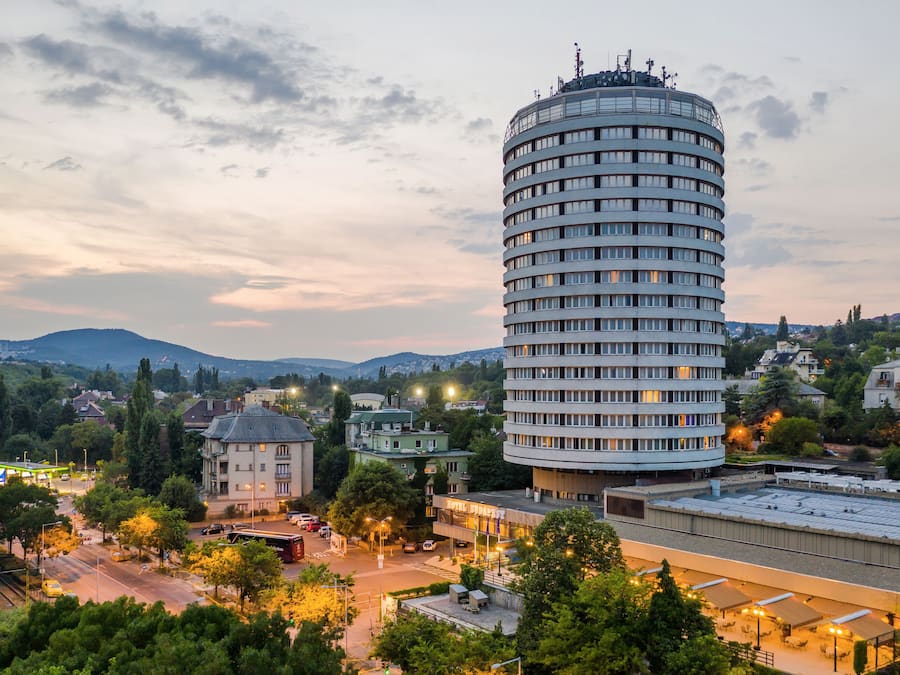 Overnatningsstedets facade