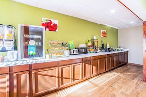 Free buffet breakfast