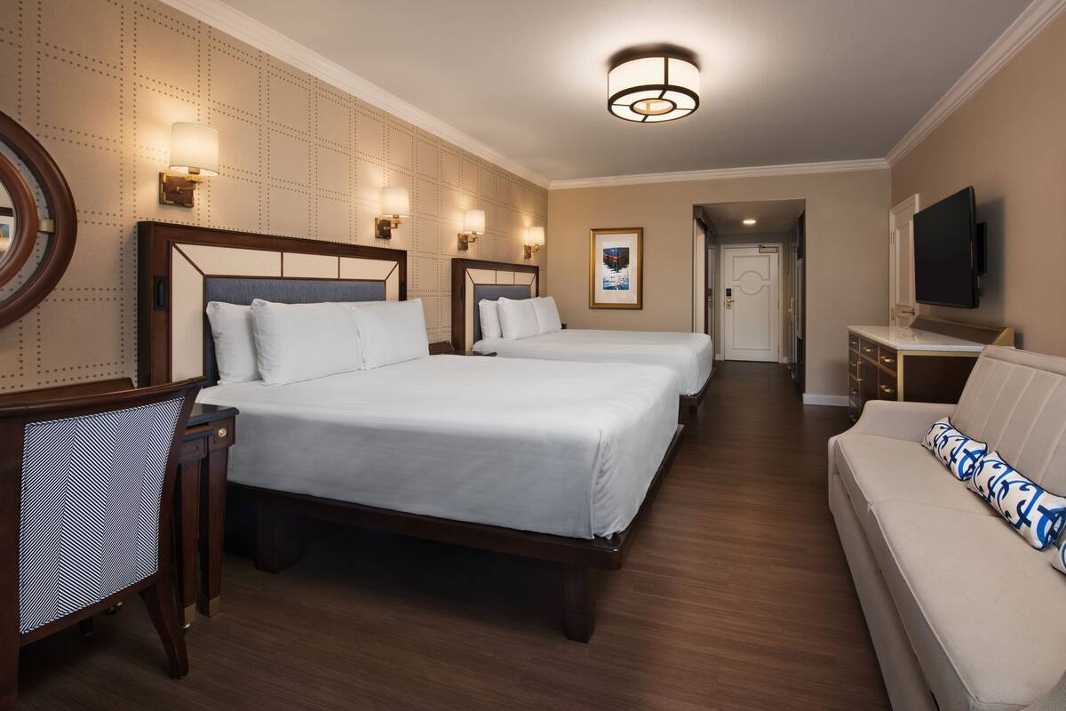 In-room safe, blackout curtains, iron/ironing board