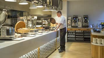 Daily buffet breakfast (NZD 35.00 per person)