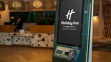 Check-in/check-out kiosk
