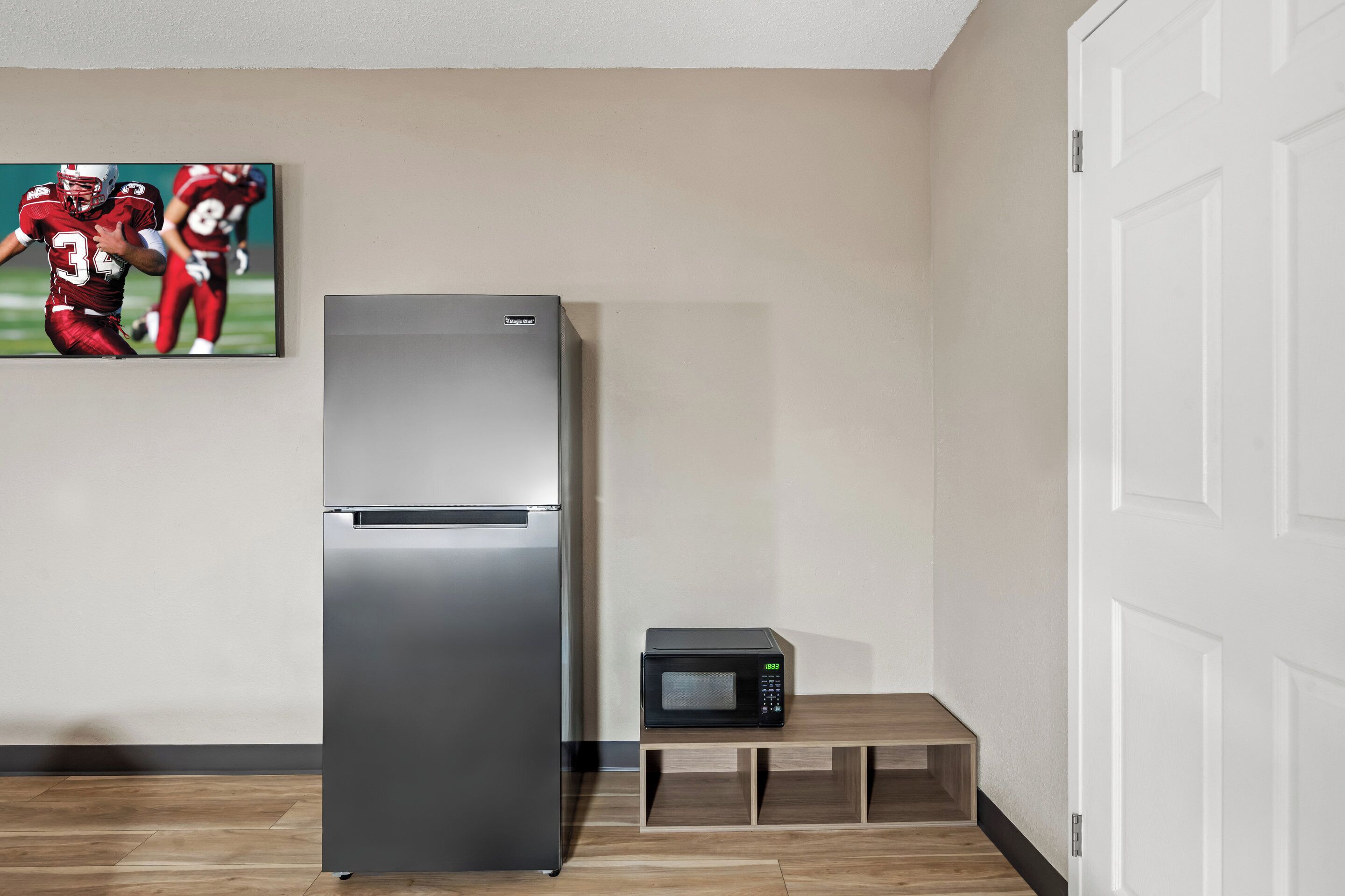 Habitación superior, 1 cama matrimonial, regadera para personas con discapacidad, para no fumadores | Cocineta privada