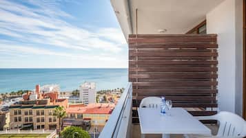 Vista a la playa o el mar