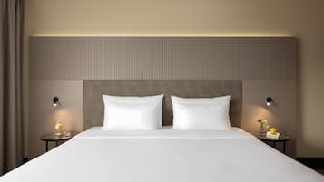 Premium bedding, minibar, in-room safe, desk