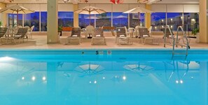 Indoor pool, seasonal outdoor pool, pool umbrellas, pool loungers - Red Lion Hotel Harrisburg Hershey (Harrisburg)