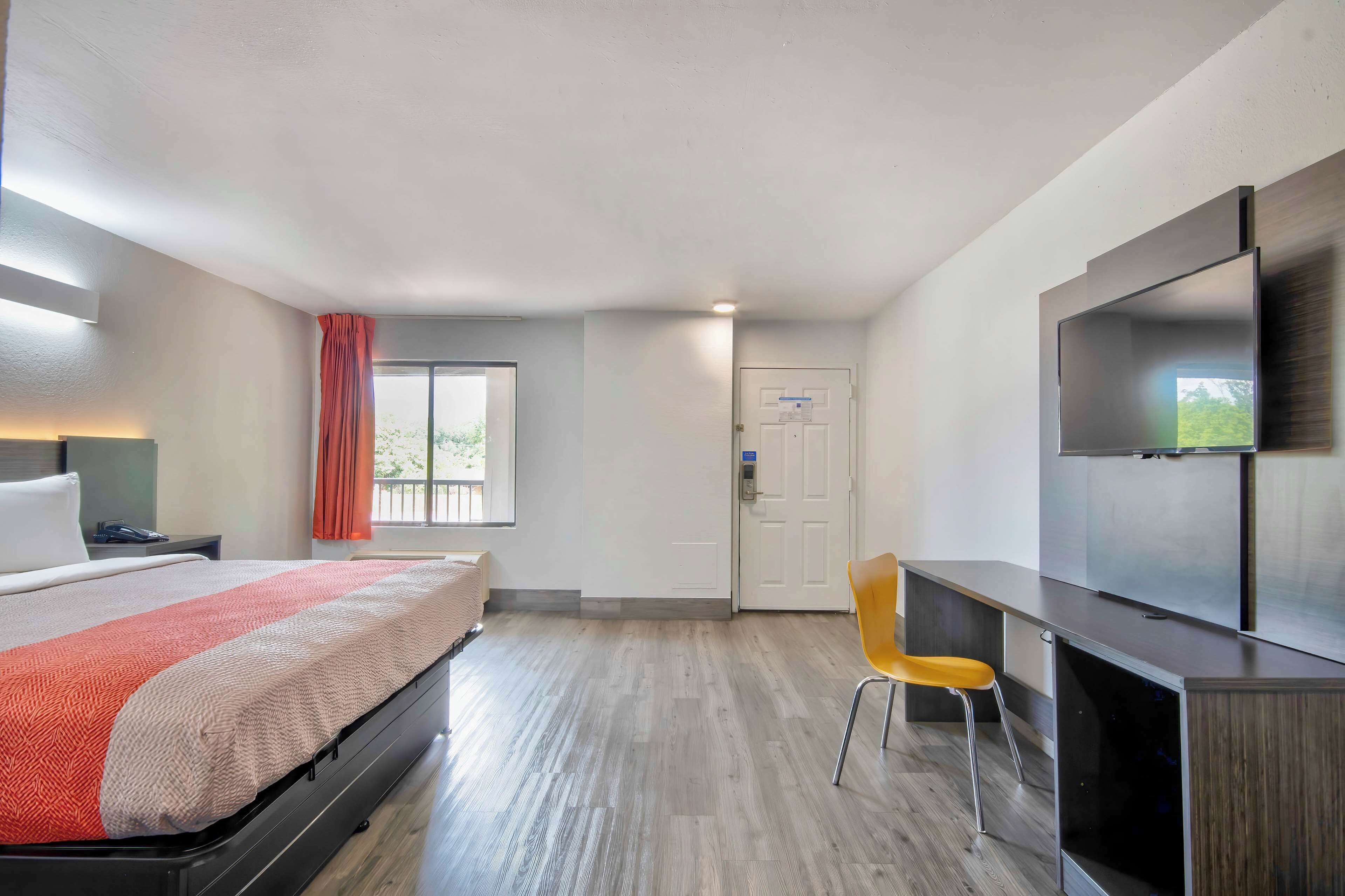 Desk, WiFi (free), alarm clocks, bed sheets
