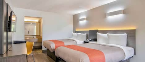 Bureau, Wi-Fi gratuit, draps fournis, réveils