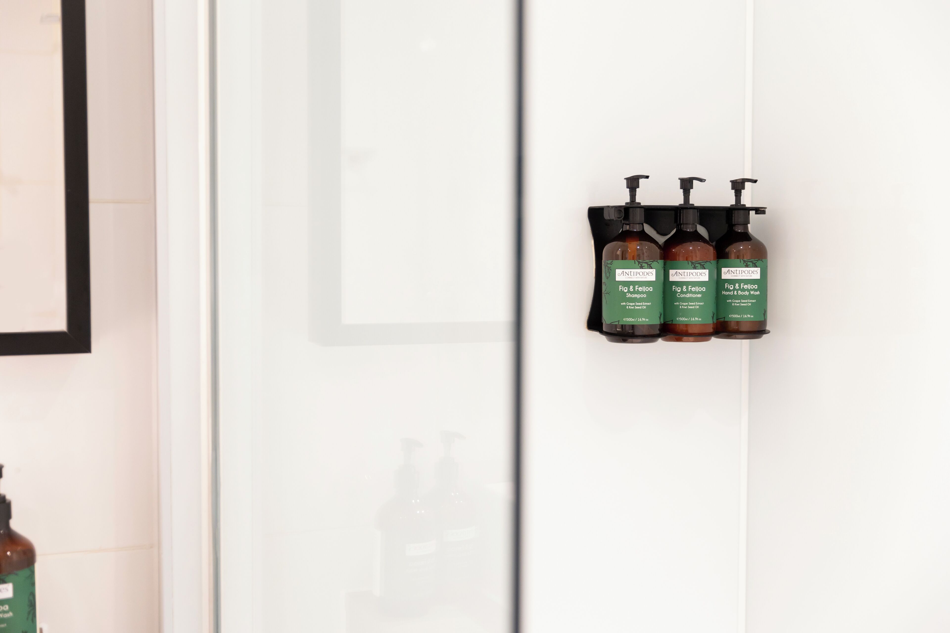 free toiletries, hair dryer, bathrobes, slippers