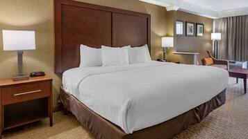 Chambre, 1 trÚs grand lit, accessible aux personnes à mobilité réduite, non-fumeur