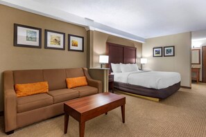 In-room safe, desk, laptop workspace, iron/ironing board - Comfort Inn & Suites near Danville Mall (Danville)