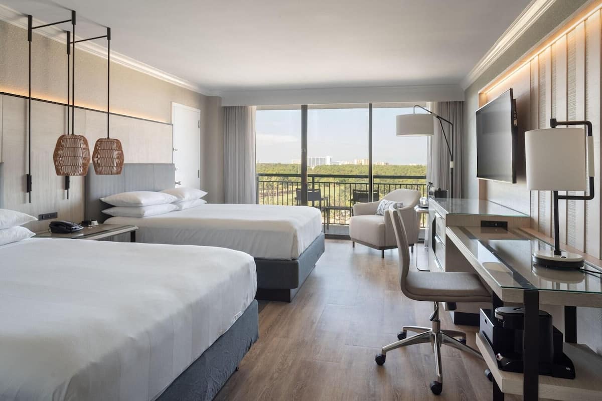 Premium bedding, pillow-top beds, in-room safe, individually decorated
