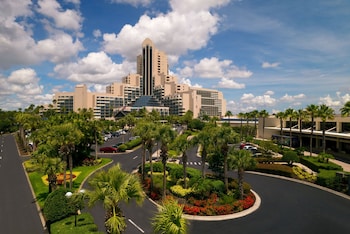 Hotel Exterior at Orlando World Center Marriott