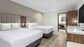 Room, 2 Double Beds | Pillow-top beds, minibar, individually decorated, individually furnished