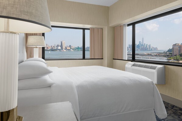 1 chambre, literie de qualité, couette en duvet