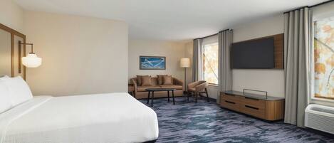 Svit - 1 kingsize-säng med bäddsoffa | Skrivbord, arbetsyta för laptop, strykjärn/strykbräda och extrasängar