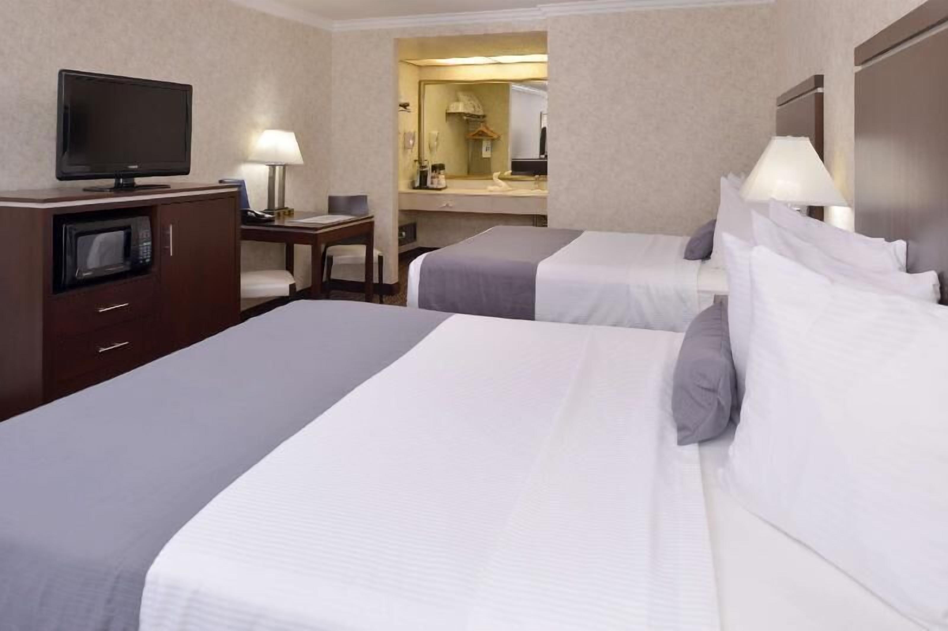In-room safe, desk, blackout curtains, iron/ironing board