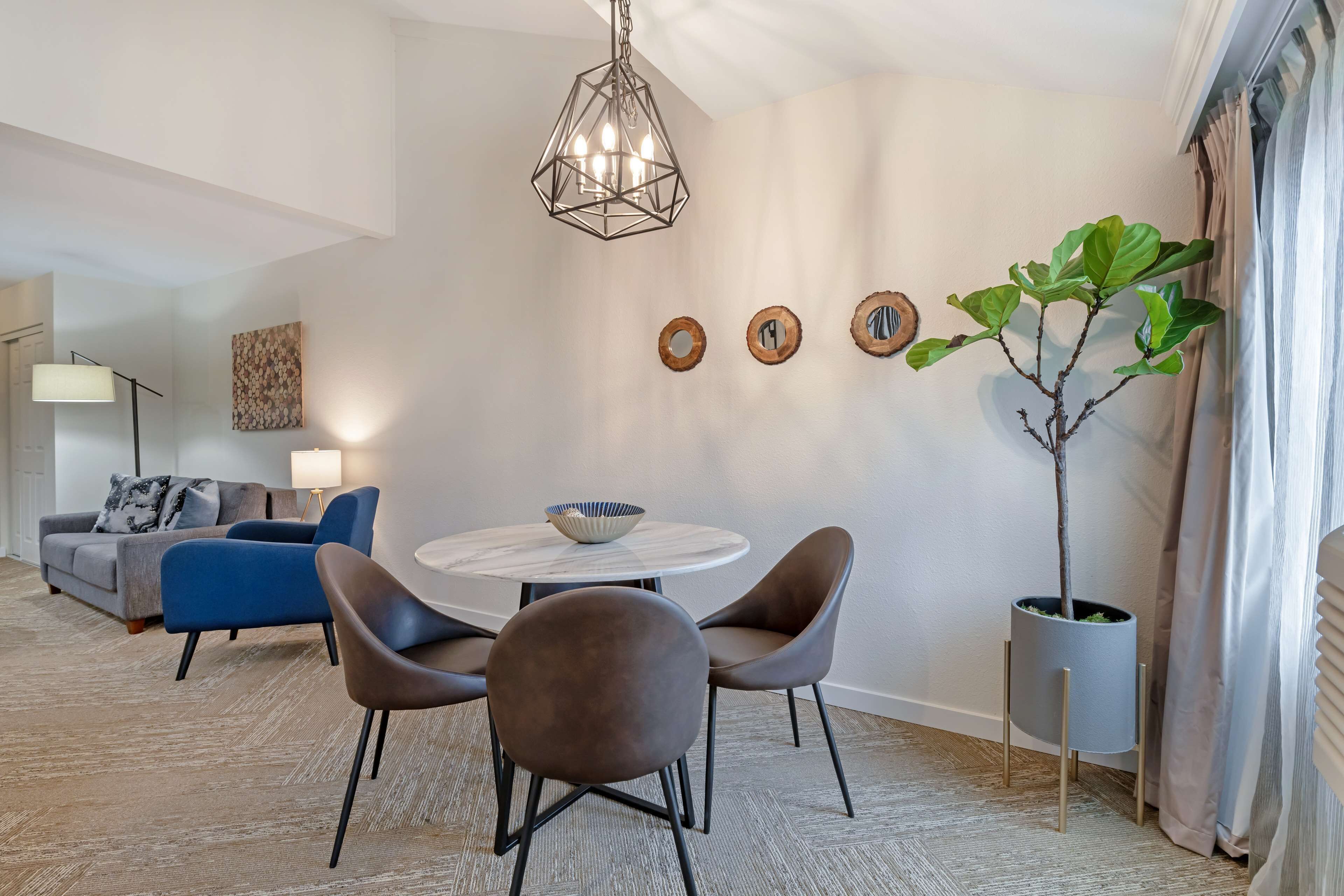 suite, multiple beds, non smoking, refrigerator & microwave (living room;with sofabed) | in-room safe, individually decorated, individually furnished, desk