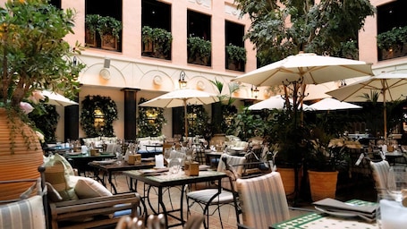 Desayuno buffet diario (SEK 200 por persona). MJ's