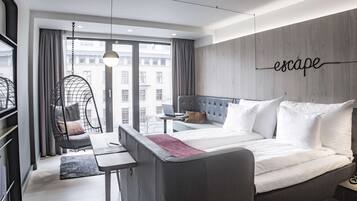 Minibar, in-room safe, desk, blackout drapes