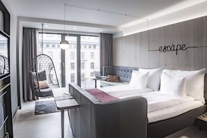 Minibar, in-room safe, desk, blackout curtains