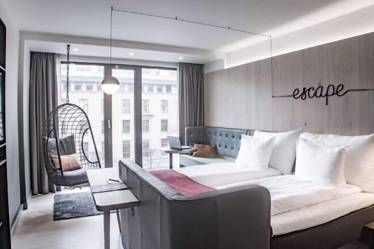 Minibar, in-room safe, desk, blackout curtains