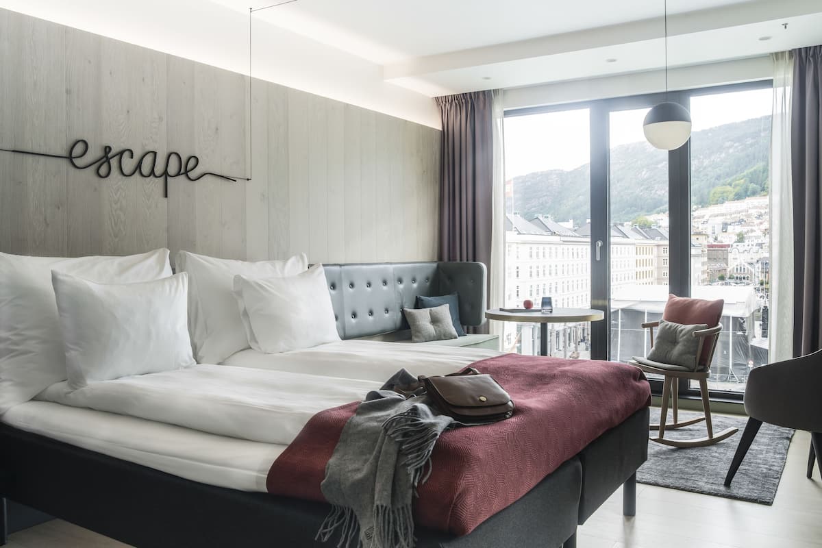 superior double room, 1 king bed, mountain view (large) | minibar, in-room safe, desk, blackout curtains