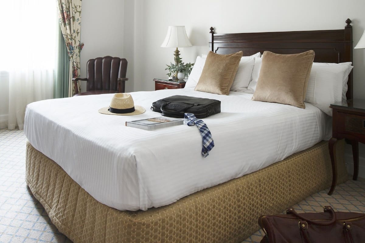 Hypo-allergenic bedding, minibar, in-room safe, desk