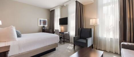 Superior Room, 1 King Bed, Non Smoking (Queen sofabed) | Premium bedding, in-room safe, desk, laptop workspace