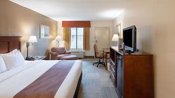 Schreibtisch, laptopgeeigneter Arbeitsplatz, kostenloses WLAN