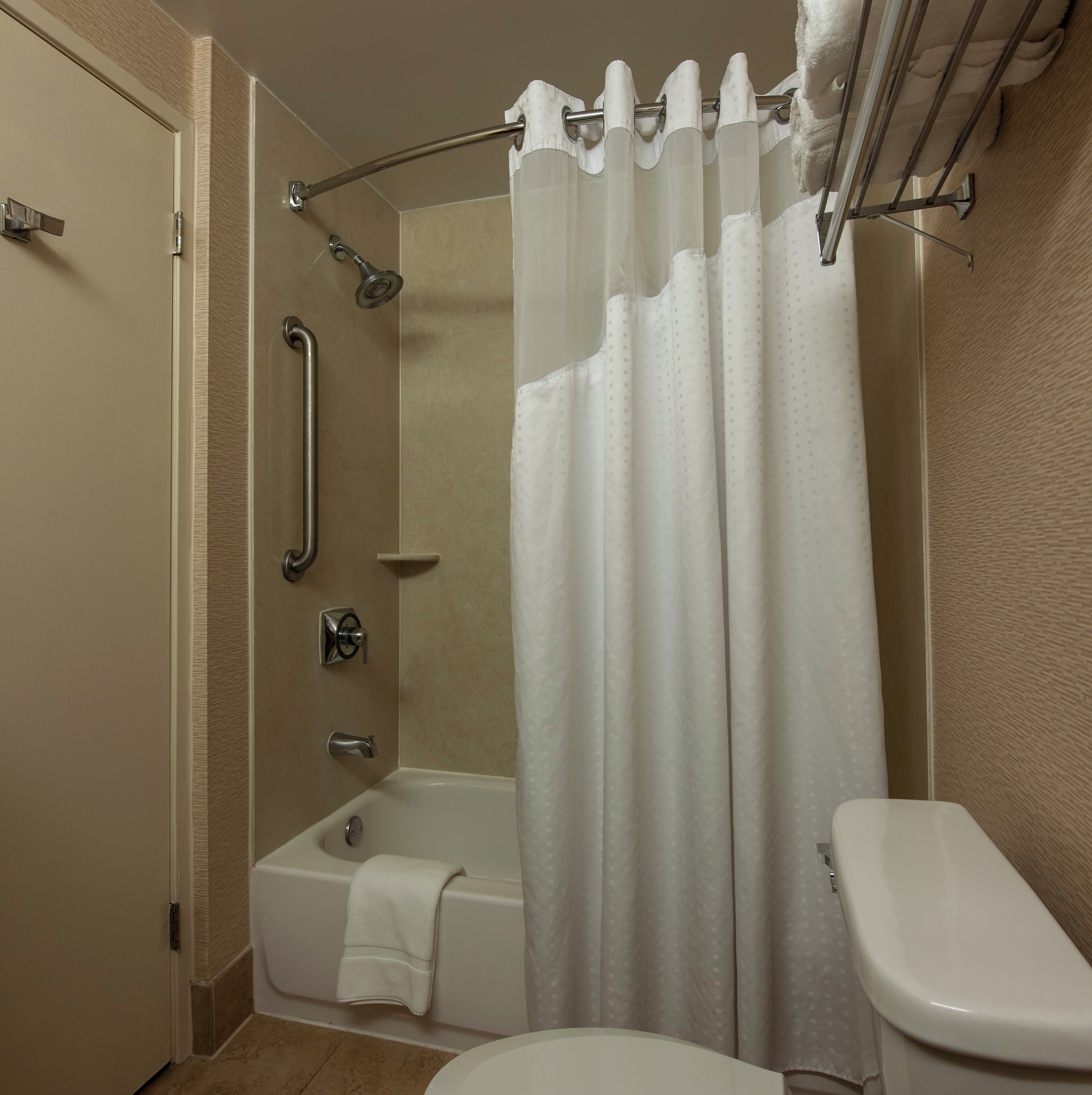 In-room safe, desk, laptop workspace, blackout drapes