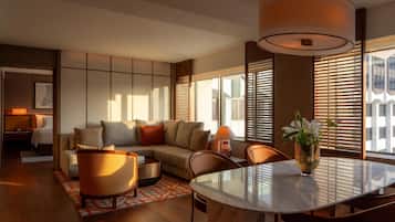 Minibar, in-room safe, desk, blackout curtains