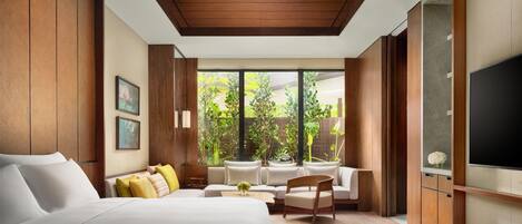 Estudio, 1 cama King size (Garden) | Minibar, caja de seguridad en la habitación y escritorio