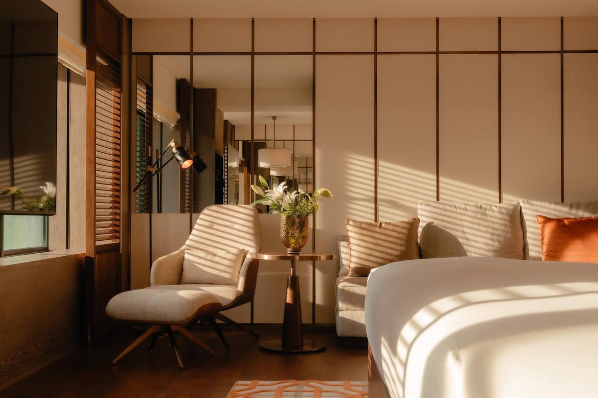 Minibar, in-room safe, desk, blackout drapes