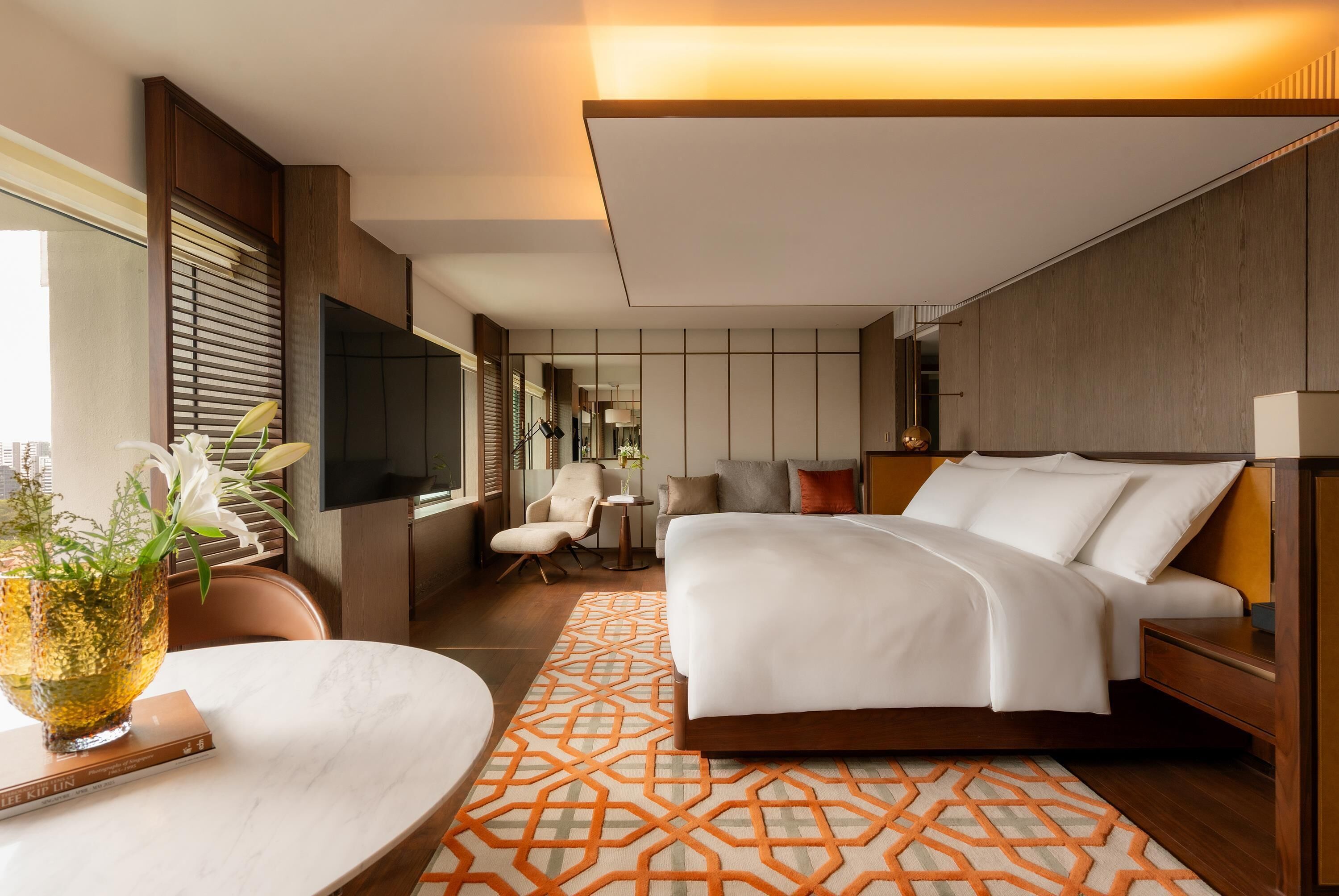 Minibar, in-room safe, desk, blackout curtains