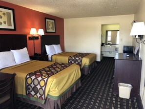 Double Room, Non Smoking | Blackout drapes, iron/ironing board, free WiFi, bed sheets - Executive Inn & Suites (Prescott)