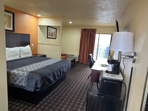 Blackout drapes, iron/ironing board, free WiFi, bed sheets