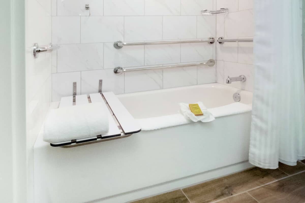 in-room safe, desk, laptop workspace, iron/ironing board