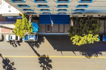 Aerial view at Empress Hotel of La Jolla