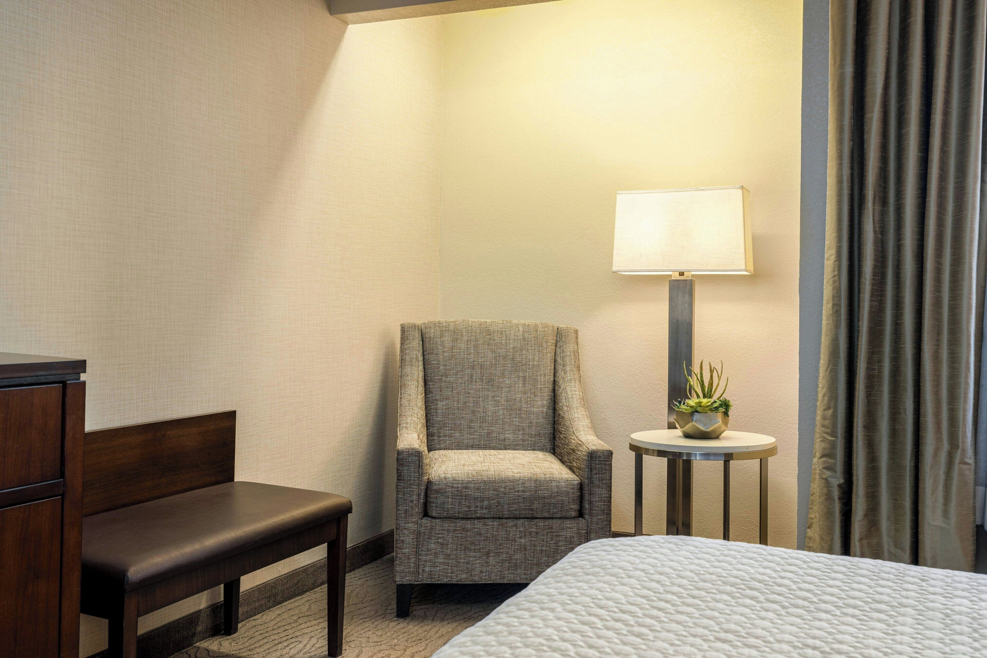 In-room safe, desk, iron/ironing board, WiFi (free)