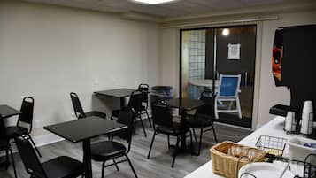 Kontinental frokost er inkludert