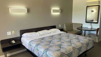 Free WiFi, bed sheets