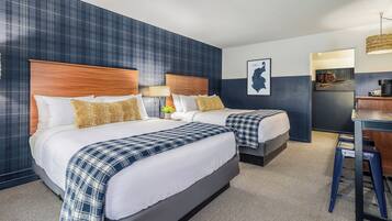 Deluxe Room, 2 Queen Beds | 1 bedroom, premium bedding, pillowtop beds, free WiFi