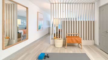 Panorama-Zimmer, 1 King-Bett, Meerblick, Meerseite | Hochwertige Bettwaren, Daunenbettdecken, Pillowtop-Betten, Zimmersafe