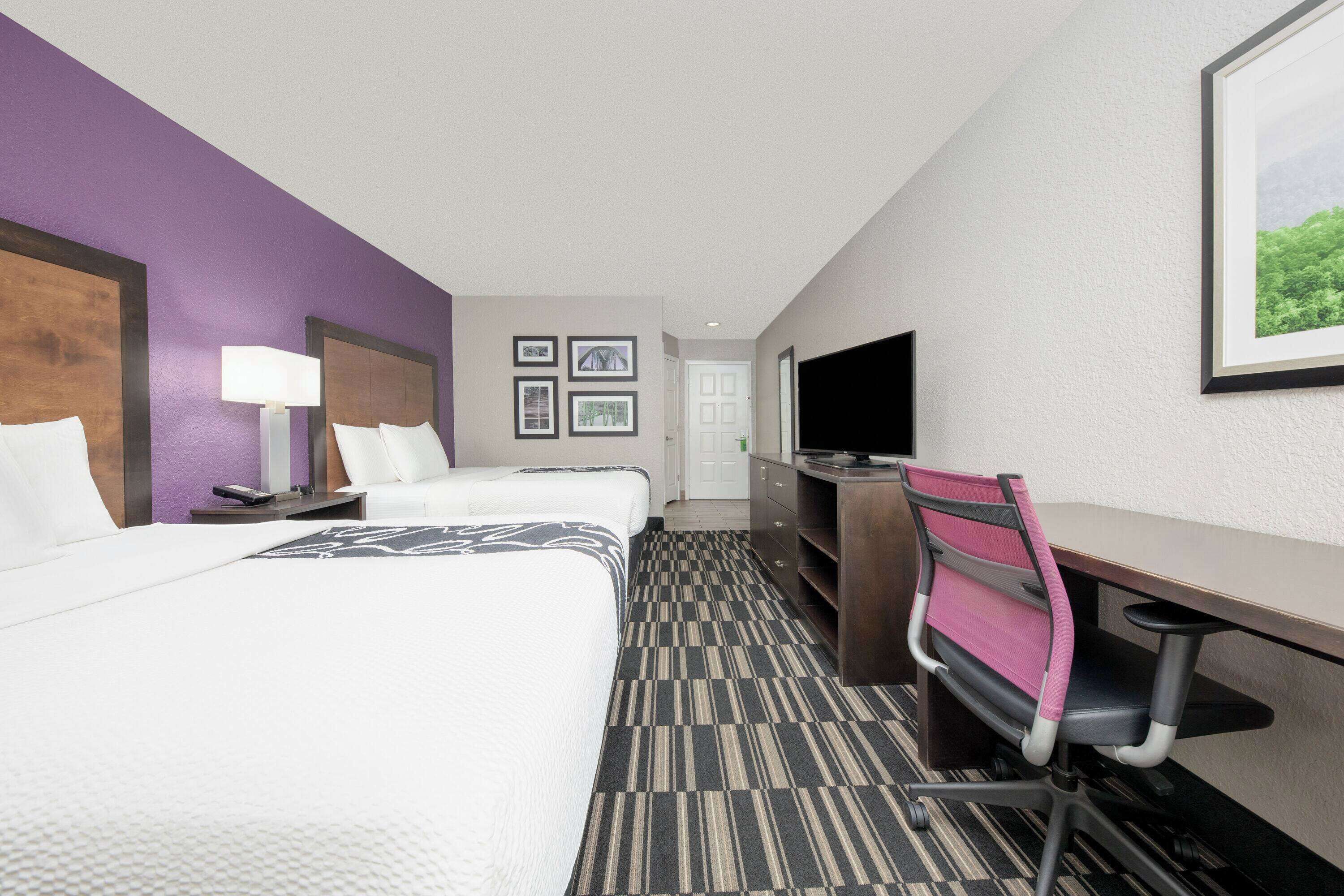 room, 2 queen beds, non smoking | premium bedding, pillow-top beds, desk, iron/ironing board