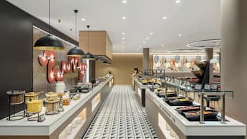 Daily buffet breakfast for a fee